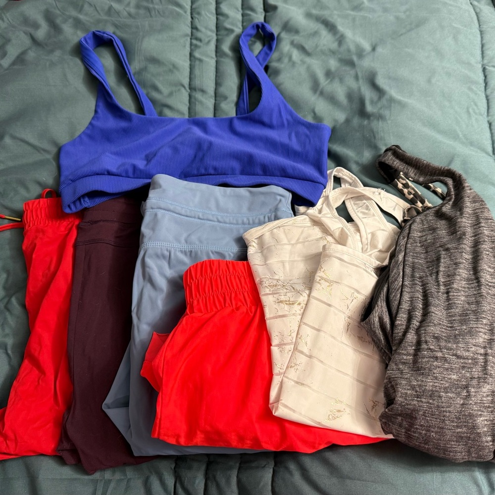 Bundle of XL Women’s Athletic Wear, including Zyia, IVL Collective and Lululemon